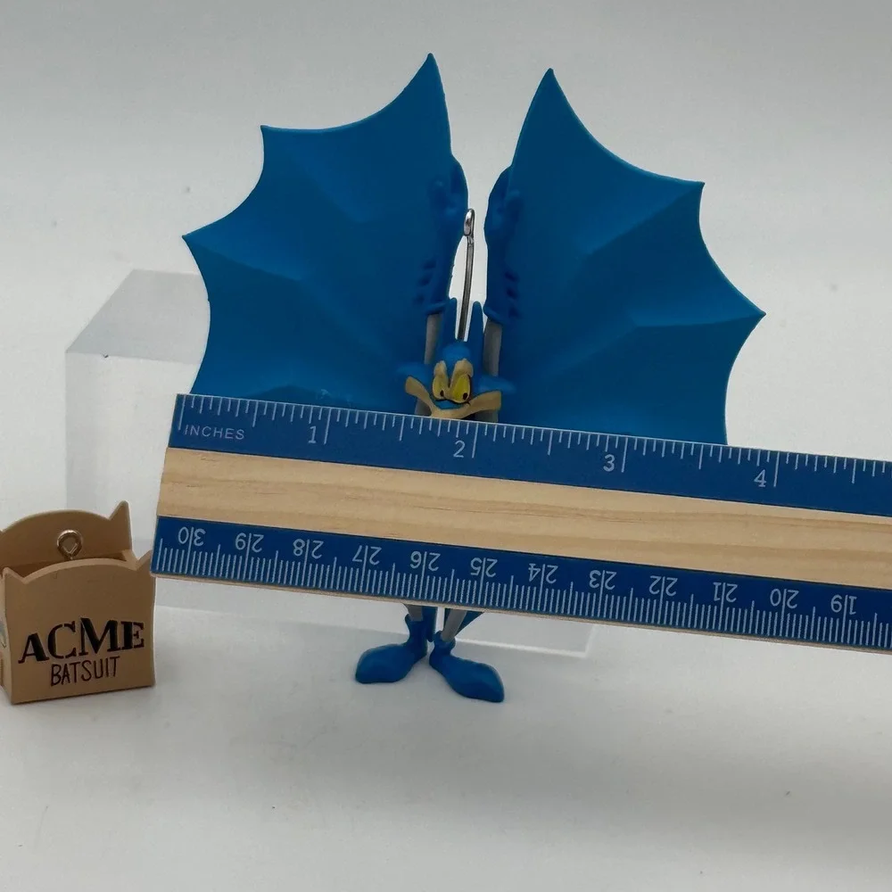 Hallmark 2023 Wile E. Coyote as Batman WB 100th Anniversary Ornament Set 2pc